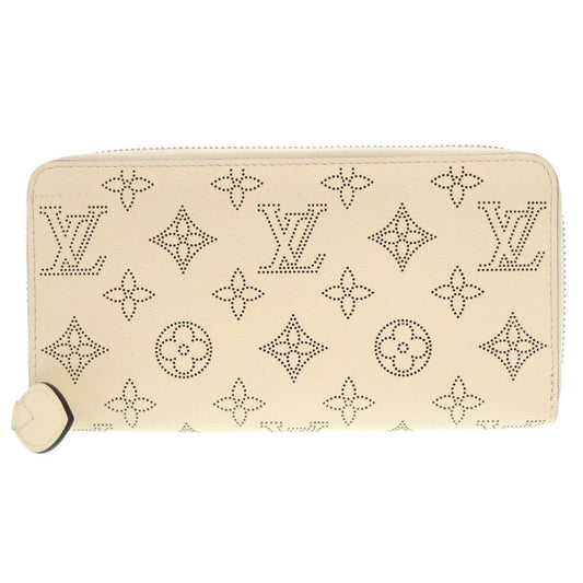LOUIS VUITTON Long Wallet Purse M69821 Monogram Mahina Yvoire Monogram Mahina Zippy wallet Women Used Authentic