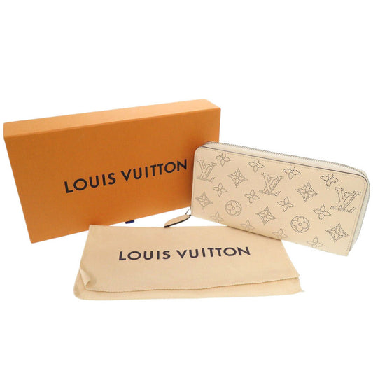 LOUIS VUITTON Long Wallet Purse M69821 Monogram Mahina Yvoire Monogram Mahina Zippy wallet Women Used Authentic