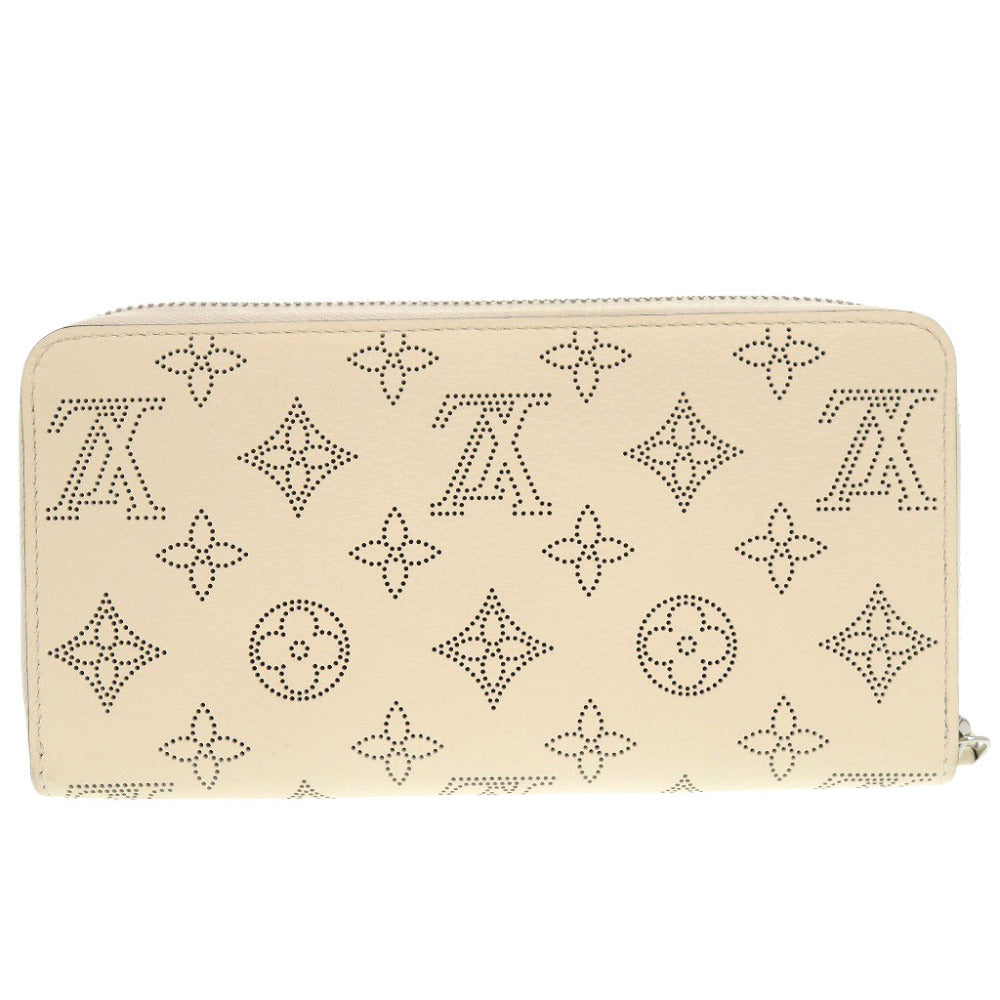 LOUIS VUITTON Long Wallet Purse M69821 Monogram Mahina Yvoire Monogram Mahina Zippy wallet Women Used Authentic