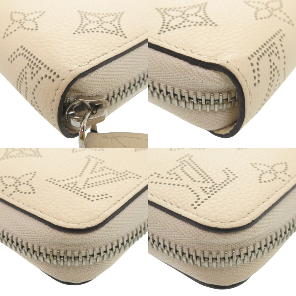LOUIS VUITTON Long Wallet Purse M69821 Monogram Mahina Yvoire Monogram Mahina Zippy wallet Women Used Authentic