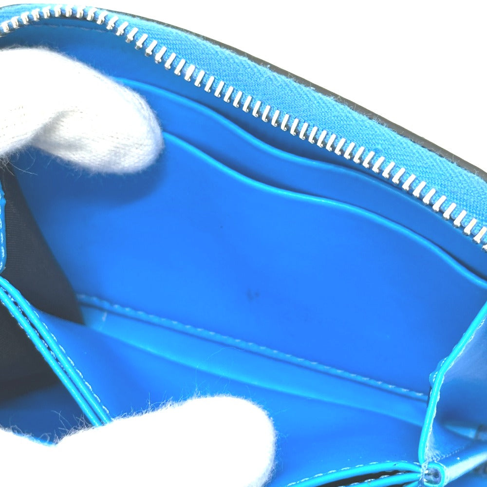 VALENTINO Folded wallet TY0P0R48CFW leather blue Fluo