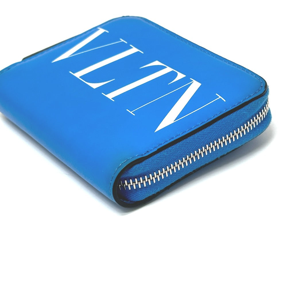 VALENTINO Folded wallet TY0P0R48CFW leather blue Fluo