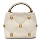 VALENTINO Handbag VW0B0197BSF leather white Rockstud Roman studs