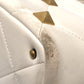 VALENTINO Handbag VW0B0197BSF leather white Rockstud Roman studs
