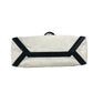 VALENTINO Tote Bag Canvas / leather white logo studs unisex(Unisex) Used Authentic