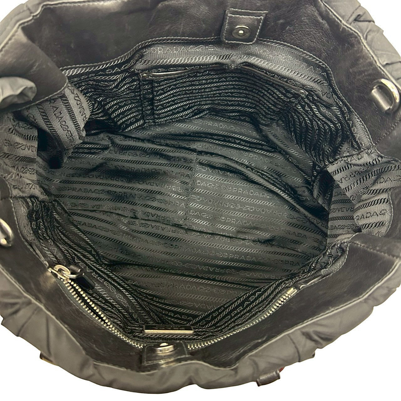 PRADA Shoulder Bag Nylon black