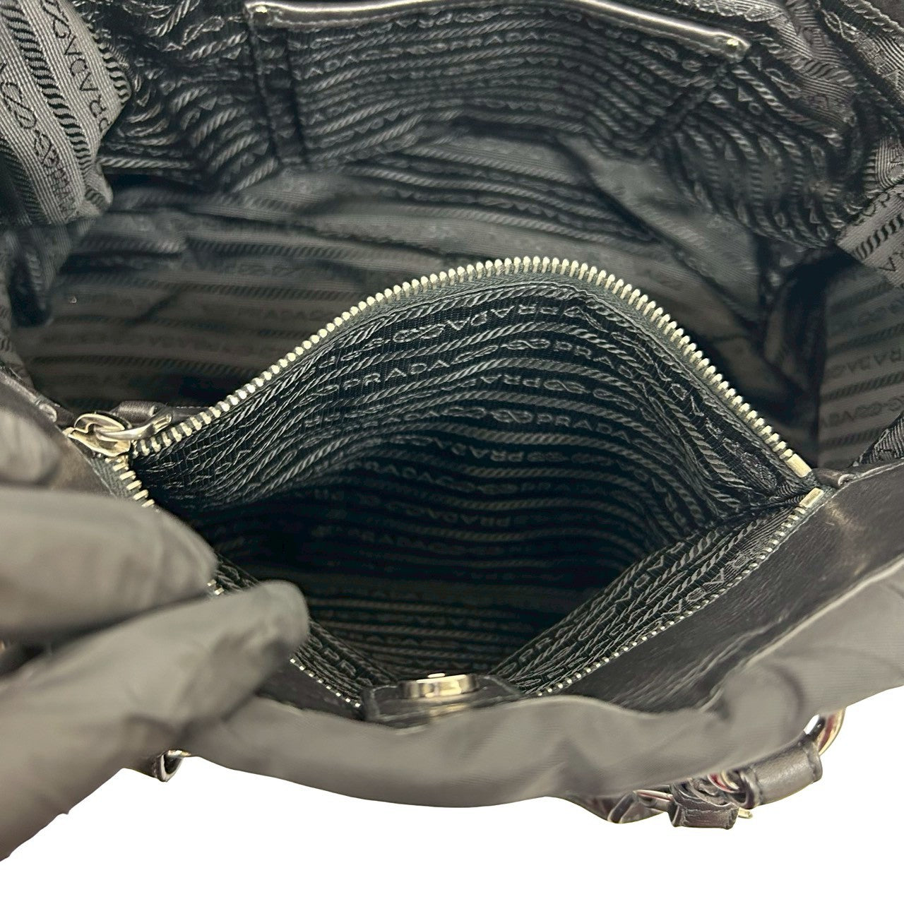 PRADA Shoulder Bag Nylon black