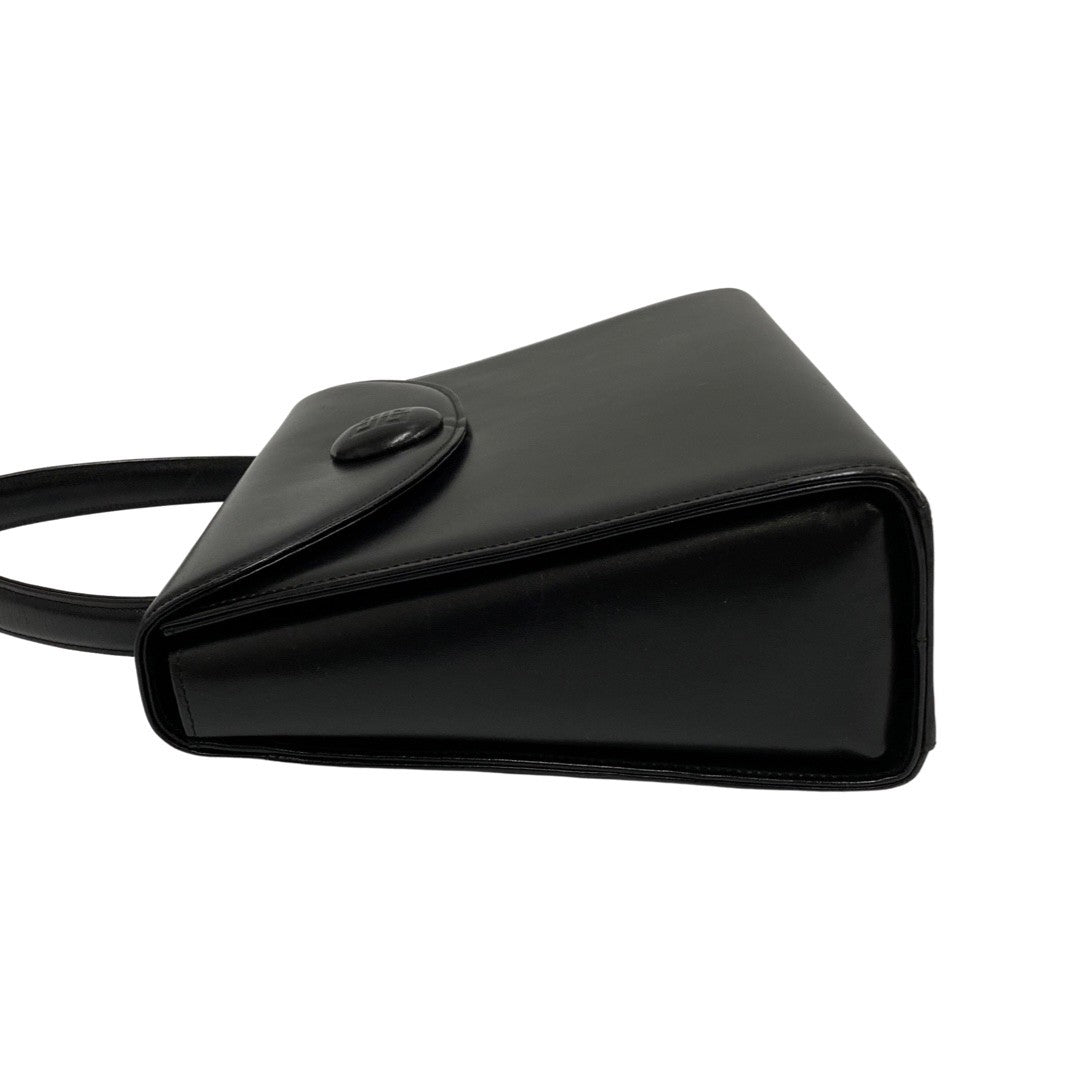 GIVENCHY Handbag leather black Women Used Authentic