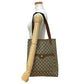 GUCCI Tote Bag leather Brown Sherry line