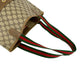GUCCI Tote Bag leather Brown Sherry line