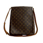 LOUIS VUITTON Shoulder Bag leather Brown Monogram Musette