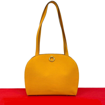 CELINE Tote Bag leather yellow