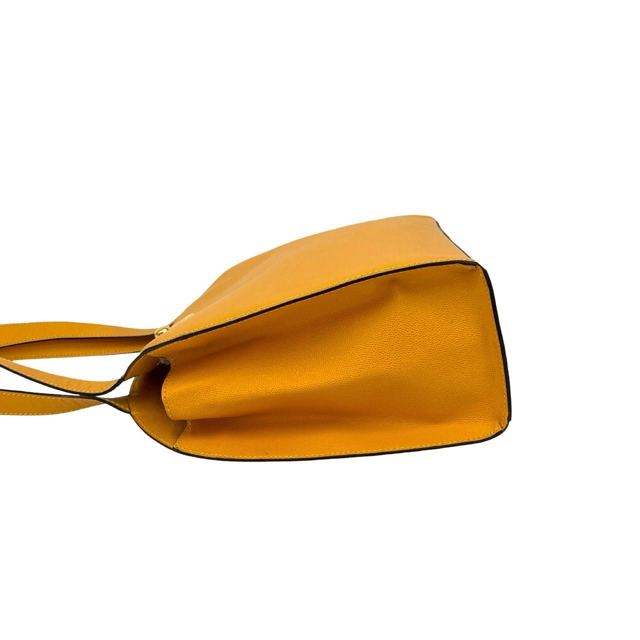 CELINE Tote Bag leather yellow