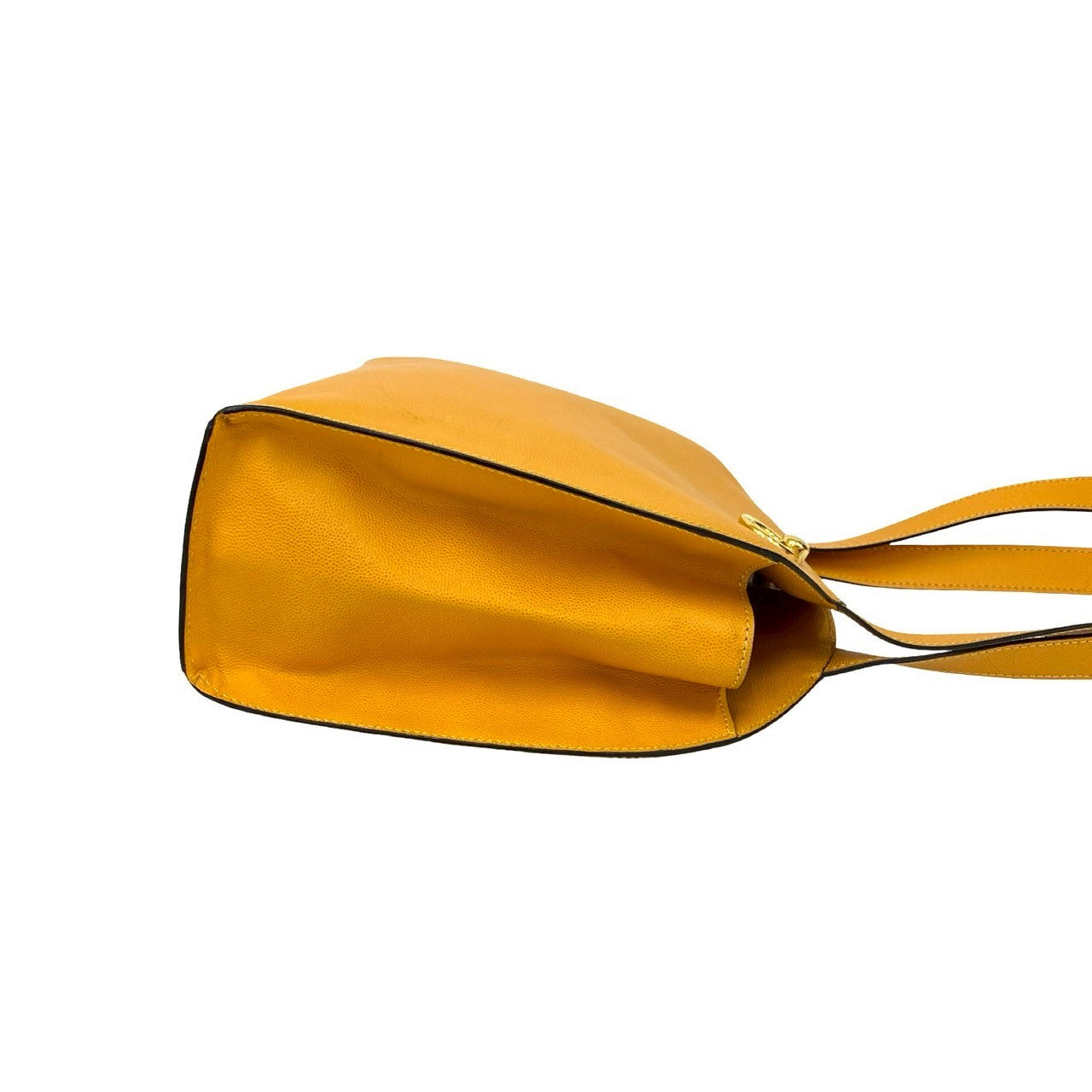 CELINE Tote Bag leather yellow