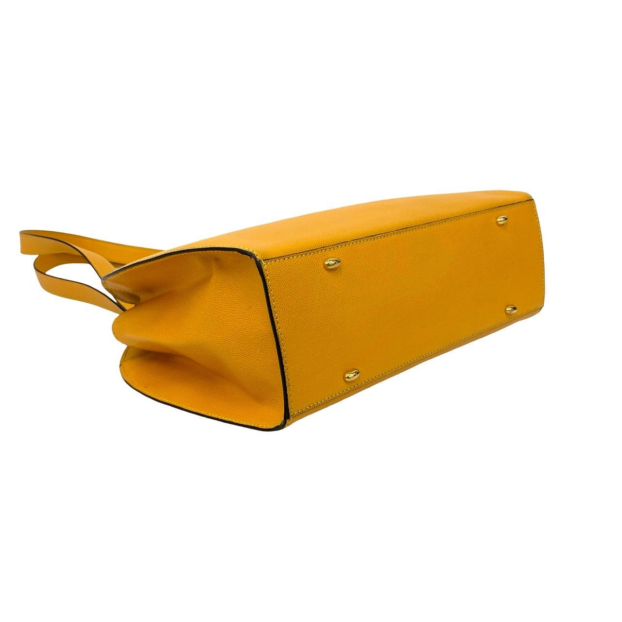 CELINE Tote Bag leather yellow