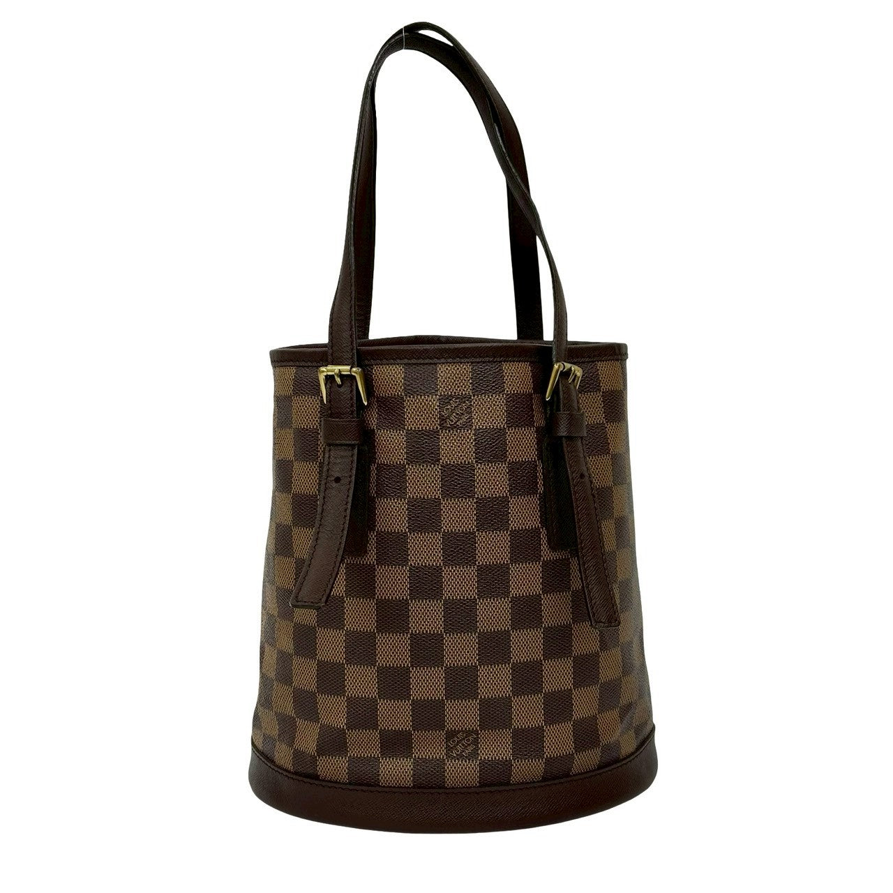 LOUIS VUITTON Tote Bag leather Brown Damier Male
