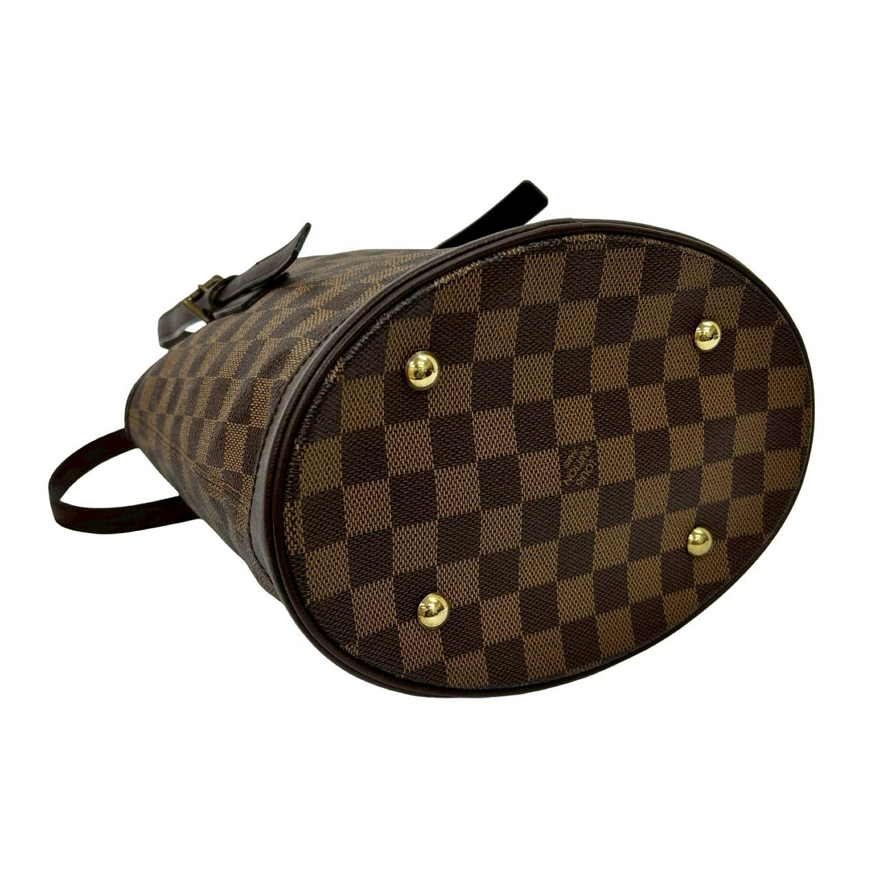 LOUIS VUITTON Tote Bag leather Brown Damier Male