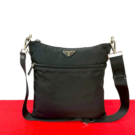 PRADA Shoulder Bag Nylon black