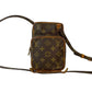 LOUIS VUITTON Shoulder Bag leather Brown Monogram Mini Amazone