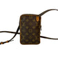 LOUIS VUITTON Shoulder Bag leather Brown Monogram Mini Amazone