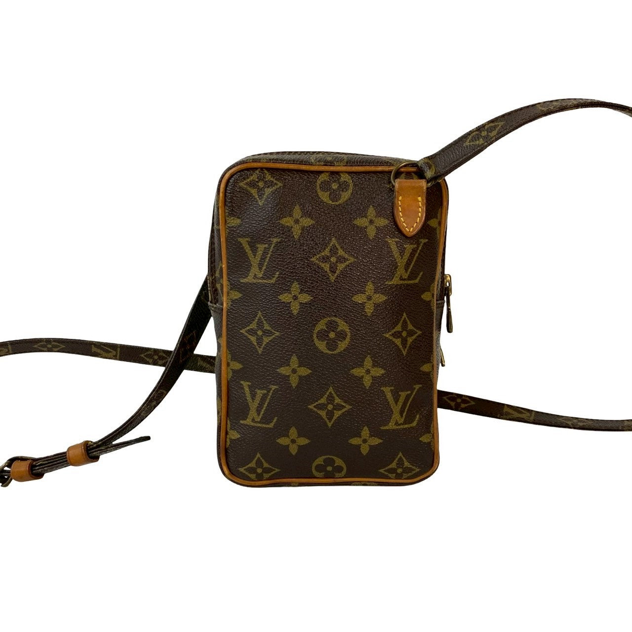 LOUIS VUITTON Shoulder Bag leather Brown Monogram Mini Amazone