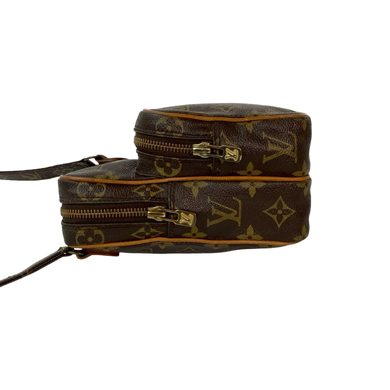 LOUIS VUITTON Shoulder Bag leather Brown Monogram Mini Amazone