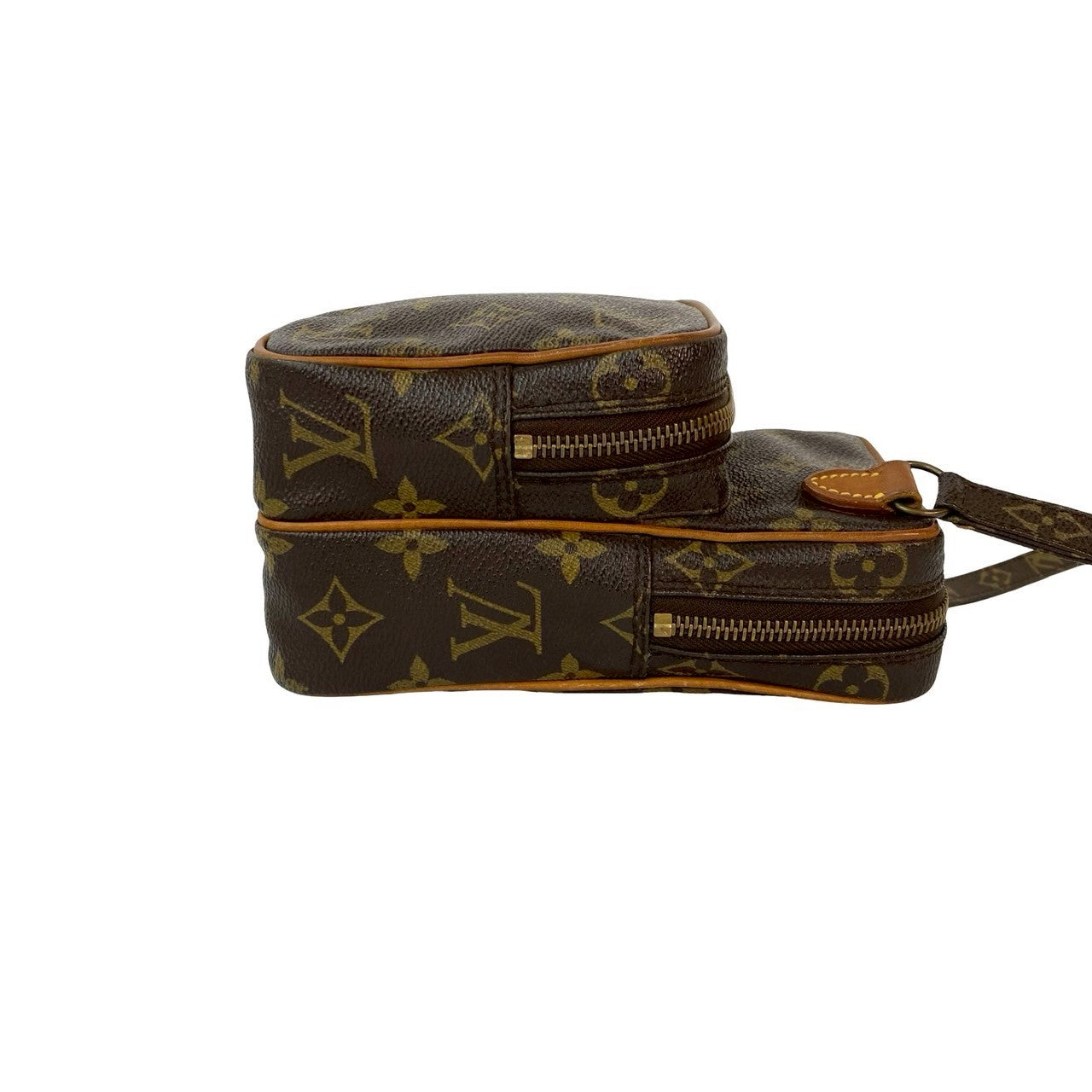 LOUIS VUITTON Shoulder Bag leather Brown Monogram Mini Amazone