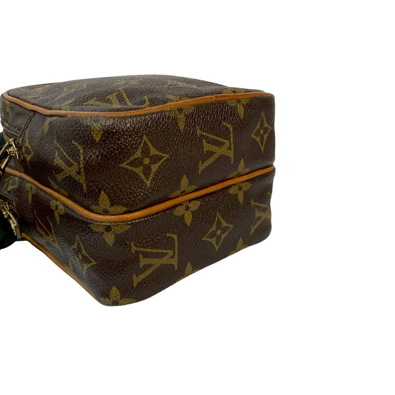 LOUIS VUITTON Shoulder Bag leather Brown Monogram Mini Amazone