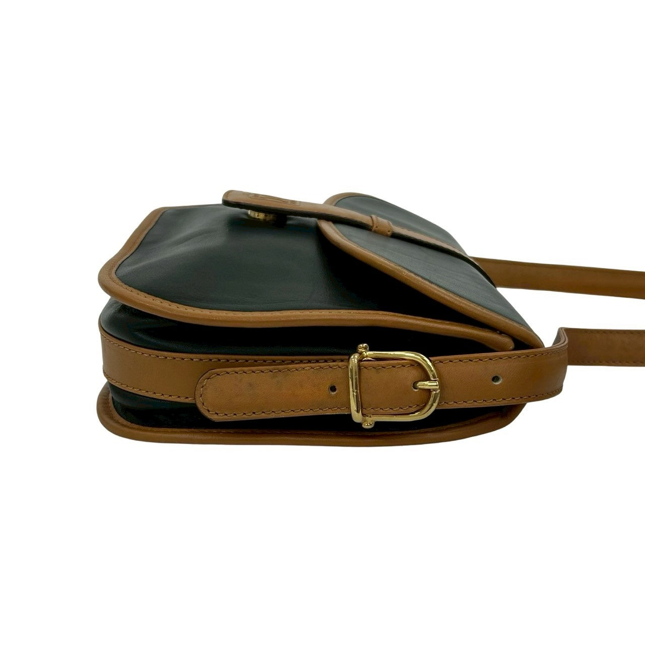 CELINE Shoulder Bag leather black