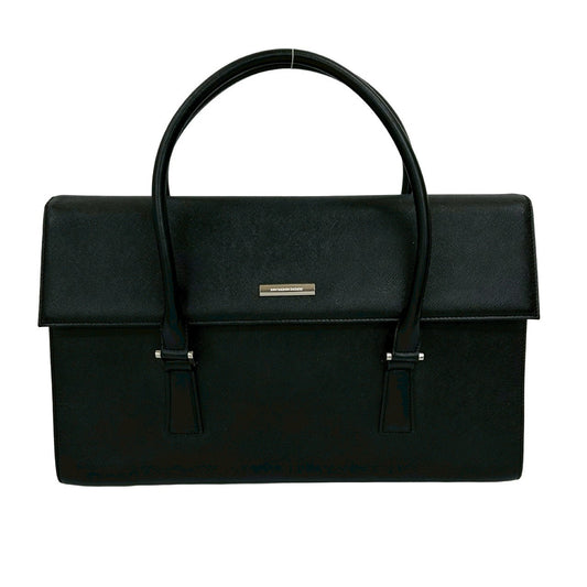 BURBERRY Handbag leather black