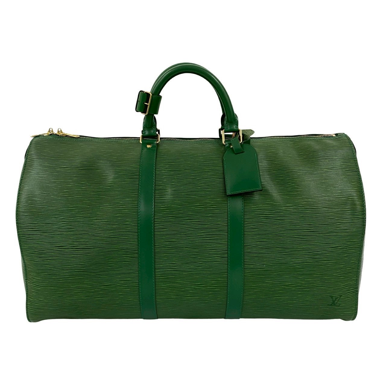 LOUIS VUITTON Boston Duffel bag Epi Leather green Epi Keepall 50