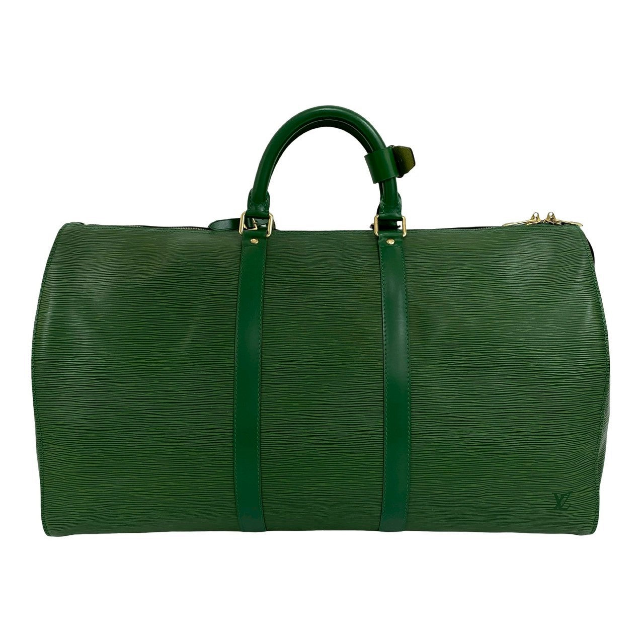 LOUIS VUITTON Boston Duffel bag Epi Leather green Epi Keepall 50