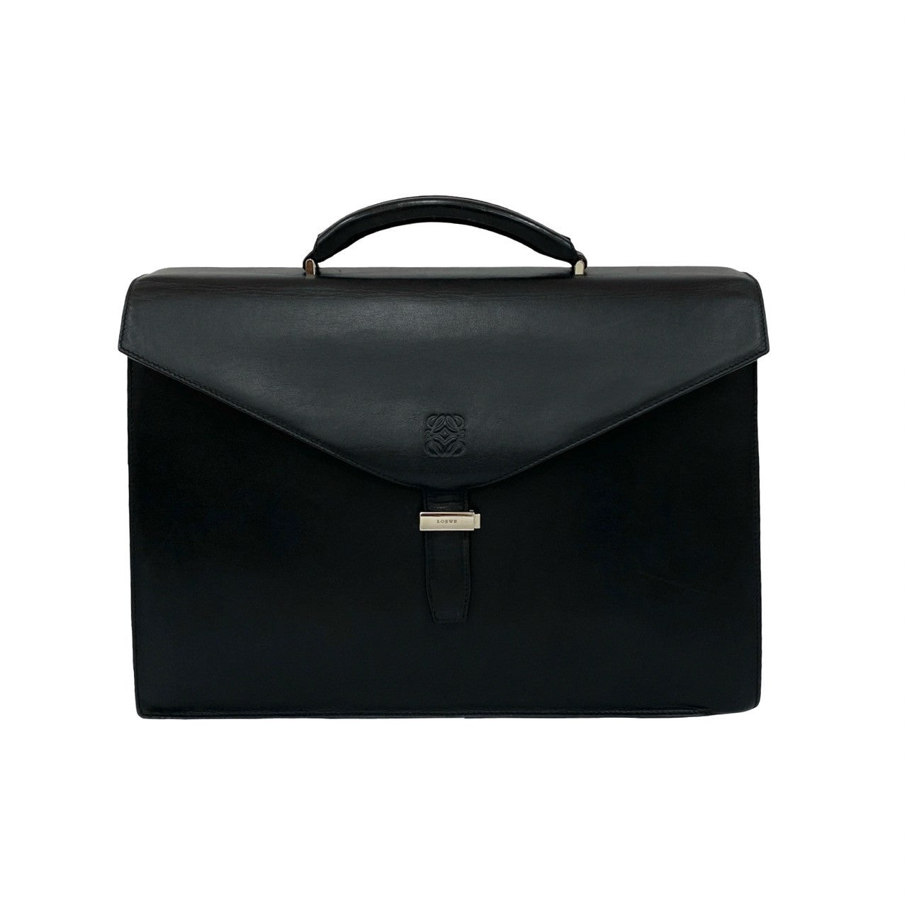 LOEWE Business bag leather black