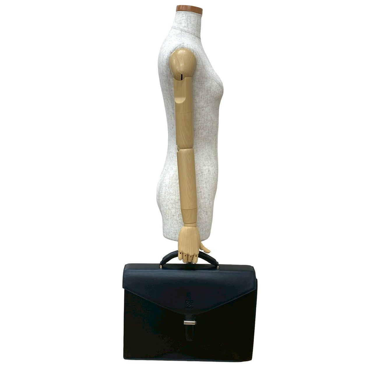 LOEWE Business bag leather black