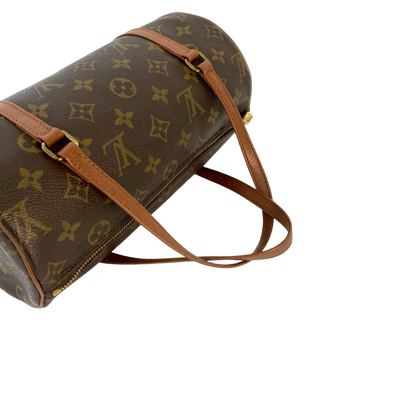 LOUIS VUITTON Handbag leather Brown Monogram Papillon26