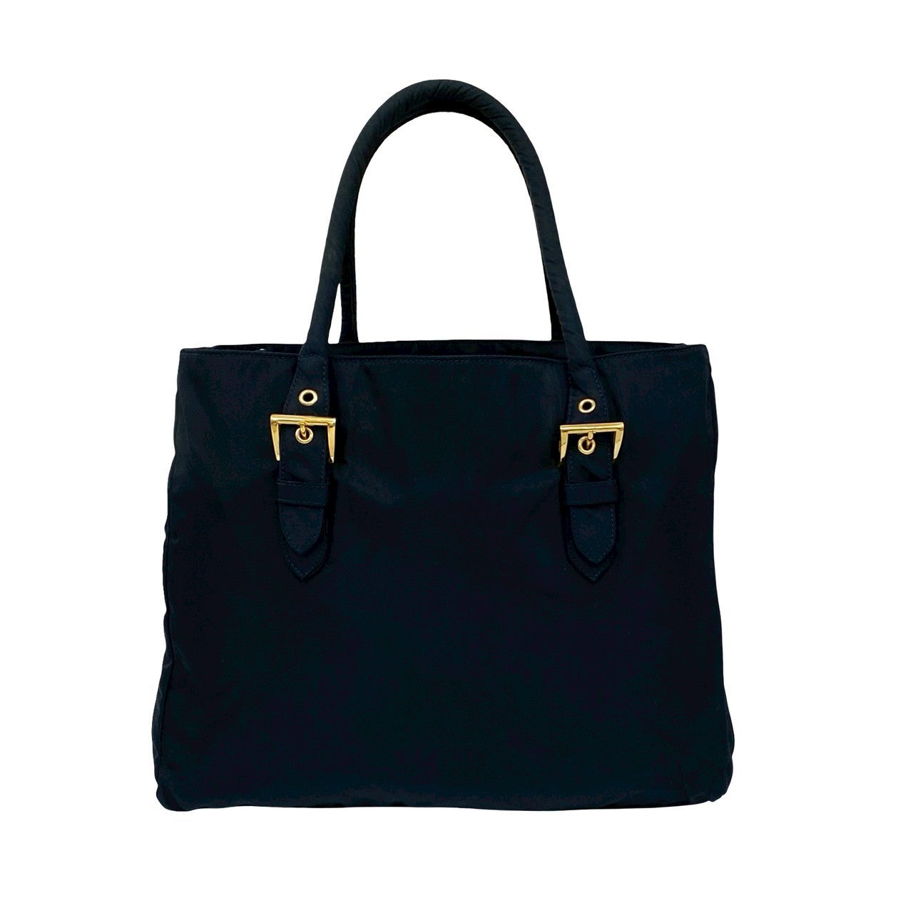 PRADA Handbag Nylon Navy