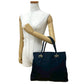 PRADA Handbag Nylon Navy