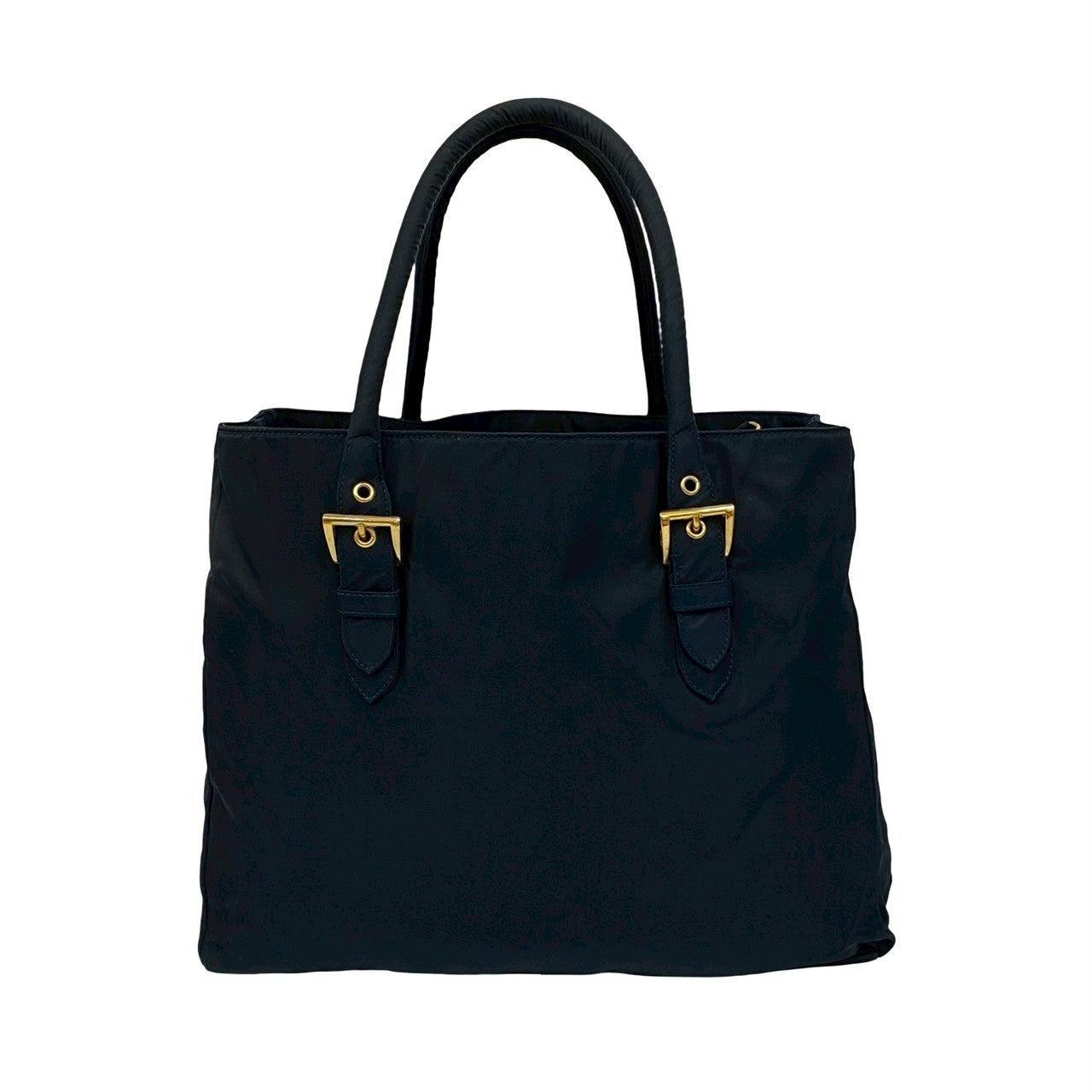 PRADA Handbag Nylon Navy