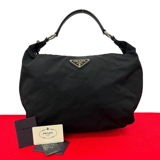 PRADA Shoulder Bag Nylon black