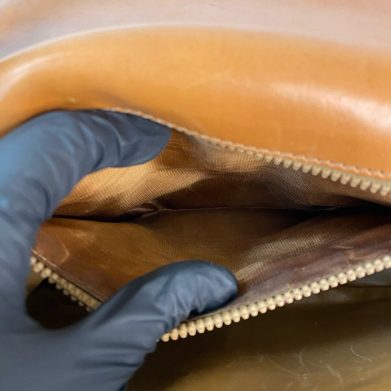 CELINE Shoulder Bag leather Brown