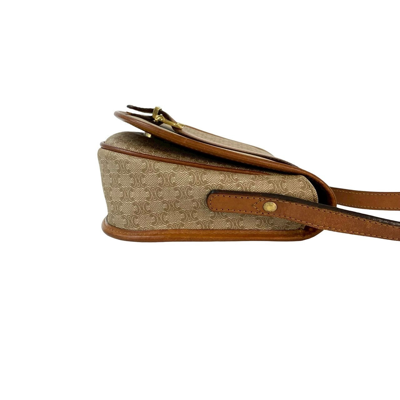 CELINE Shoulder Bag leather Brown