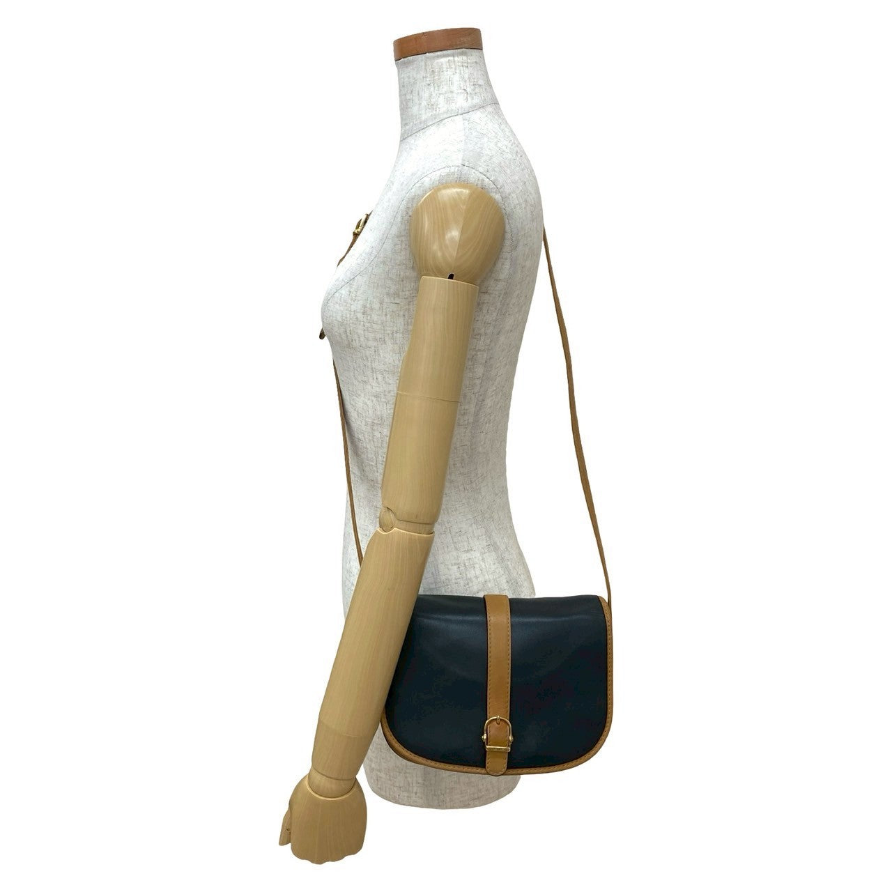 CELINE Shoulder Bag leather black