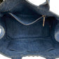 PRADA Handbag denim blue Canapa