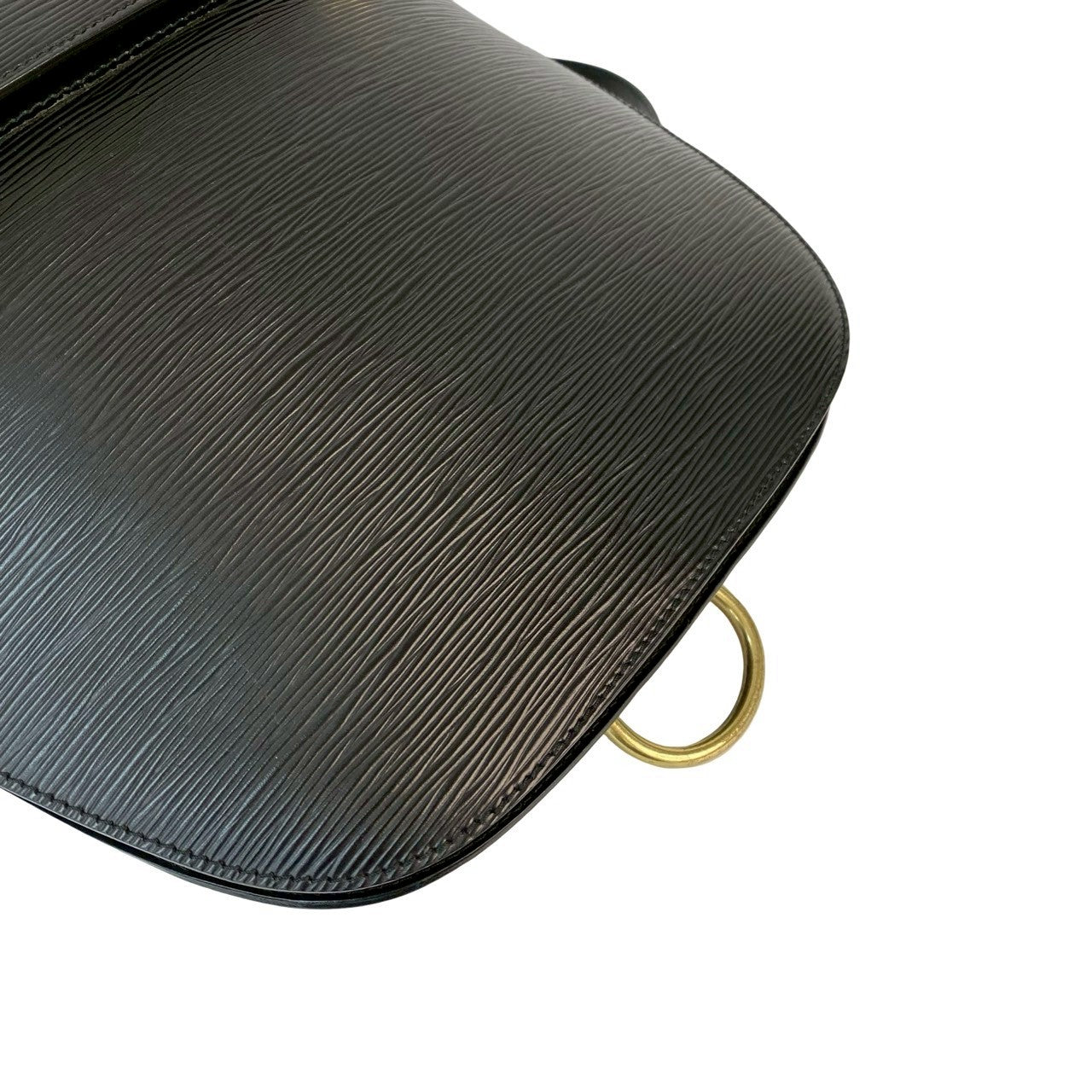 LOUIS VUITTON Backpack leather black Epi Coblanc