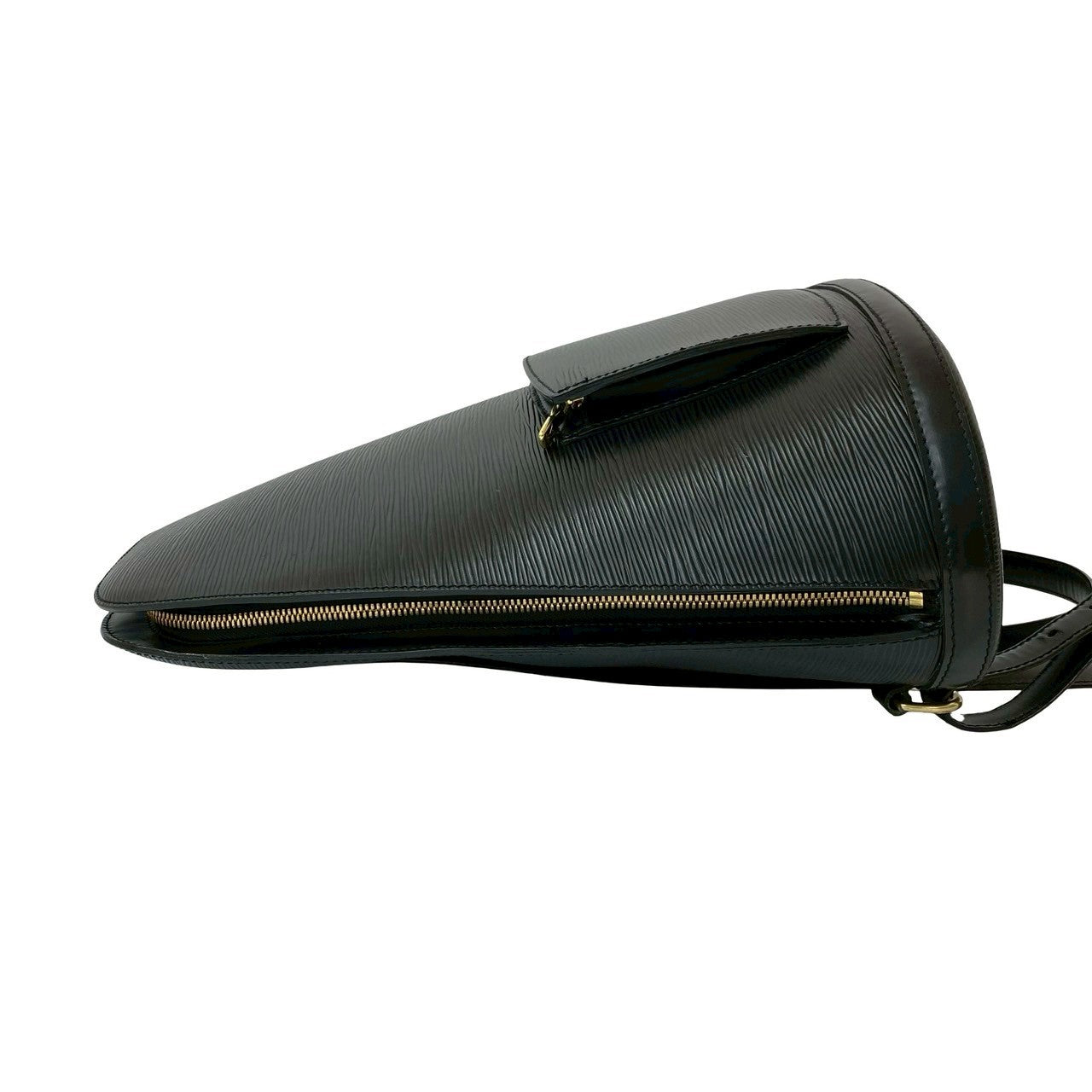 LOUIS VUITTON Backpack leather black Epi Coblanc