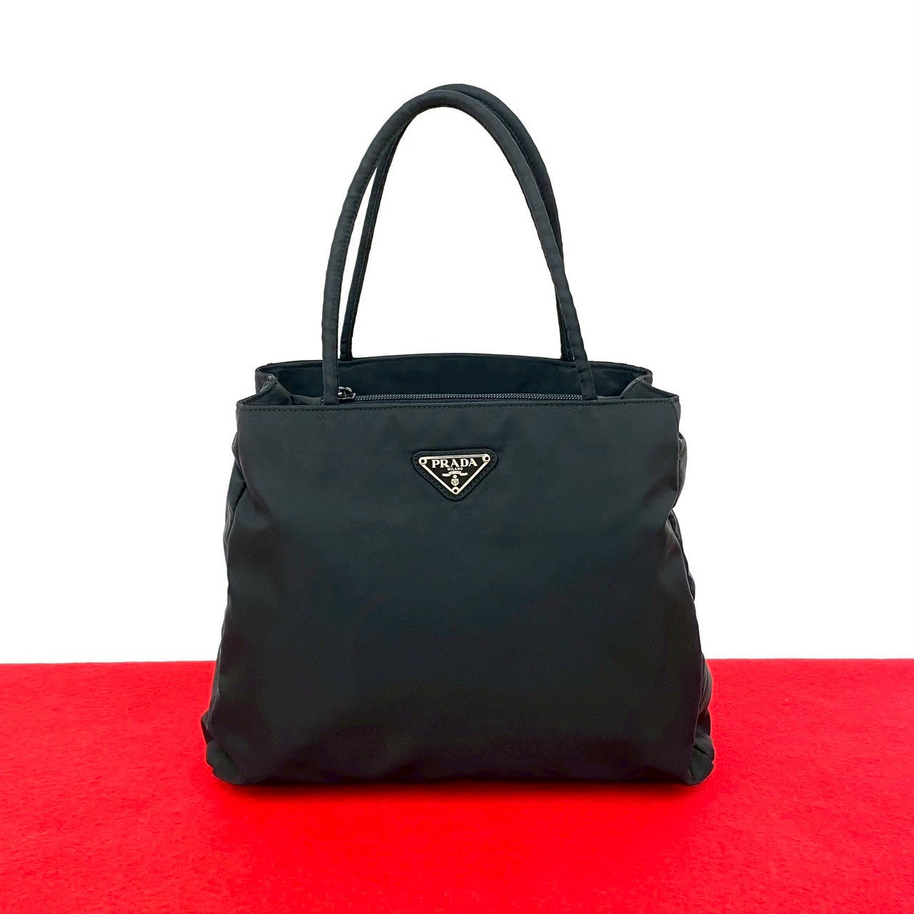 PRADA Handbag Nylon black