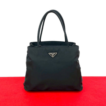 PRADA Handbag Nylon black