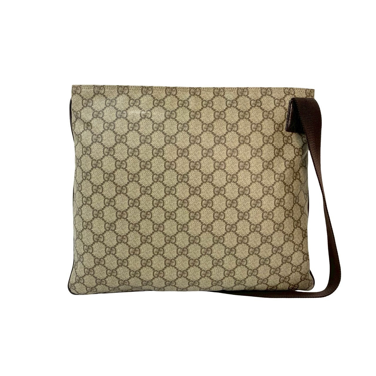 GUCCI Shoulder Bag leather Brown