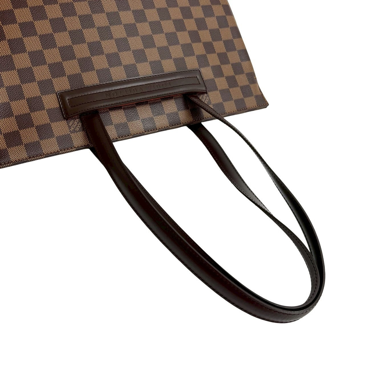 LOUIS VUITTON Tote Bag leather Brown Damier Parioli PM