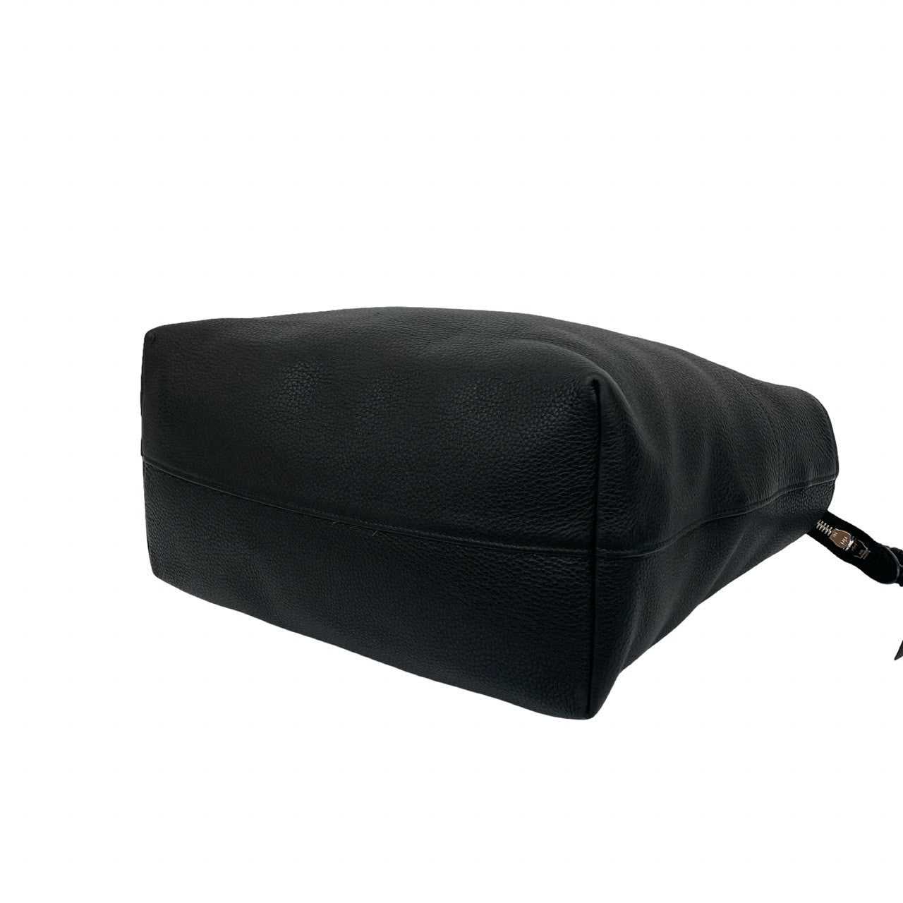 PRADA Tote Bag leather black